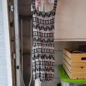 Aztec Fabric Shorts Overalls